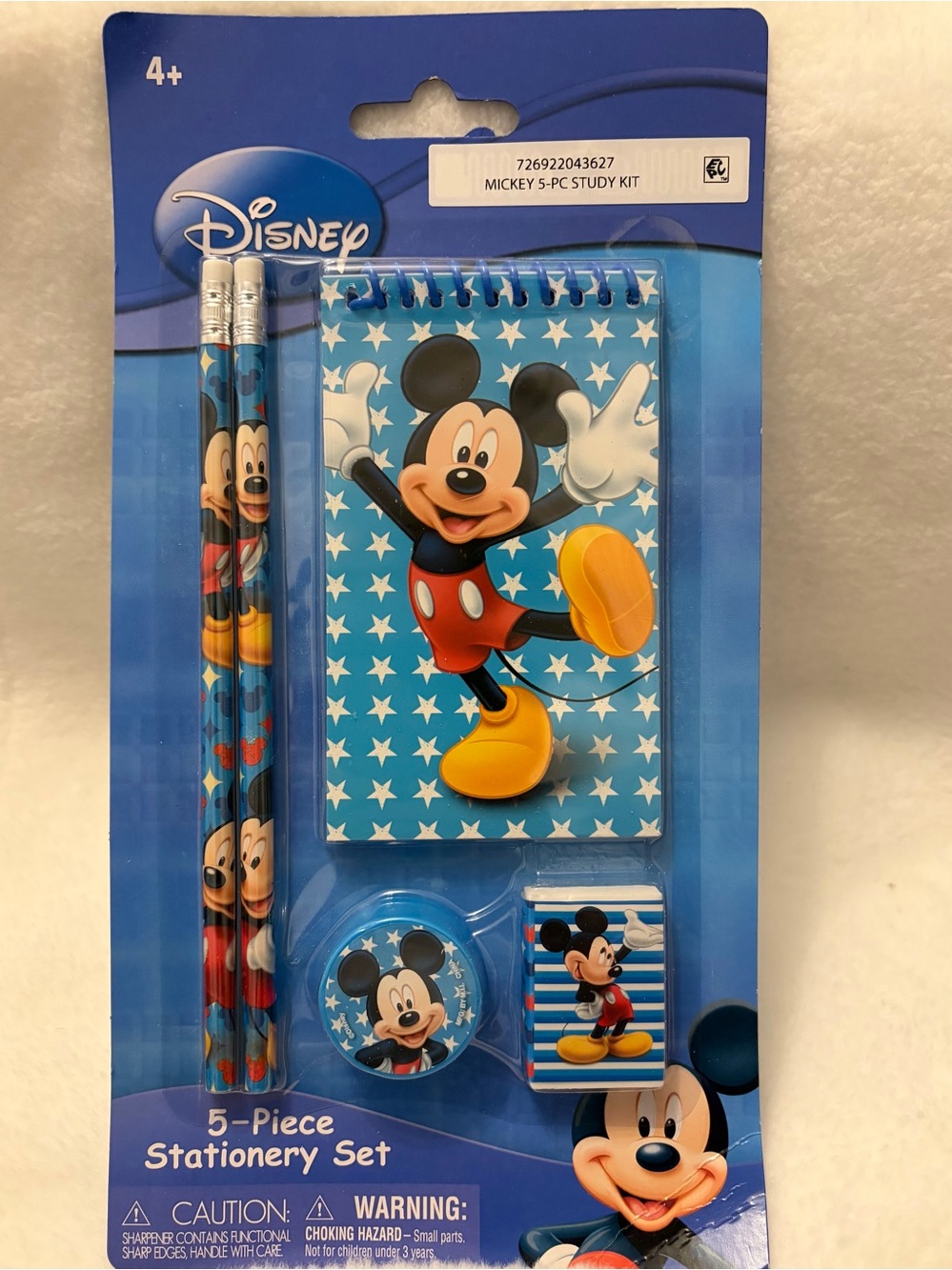 Disney Mickey Mouse 5 Piece Stationery Set